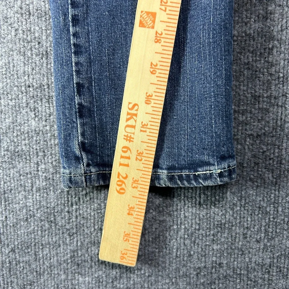 Levi's 504 Low Skinny Jeans Men's Blue‎ Denim Pockets Classic Zip Fly - 31x33
